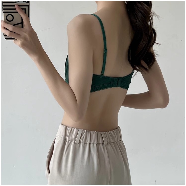 Áo Ngực Xốp Mềm Mỏng Không Gọng Nâng Ngực Chống Chảy Xệ Quyến Rũ Cho Nữ