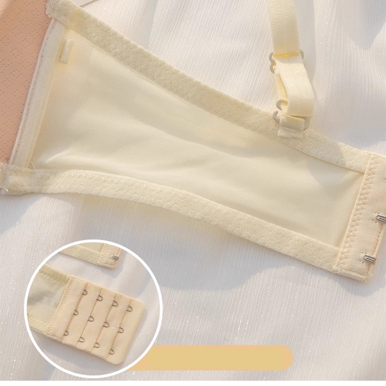 Áo Lót Nâng Ngực Không Gọng Mềm Mại 3 / 4 cup Thêu Hoa Quyến Rũ Cho Nữ