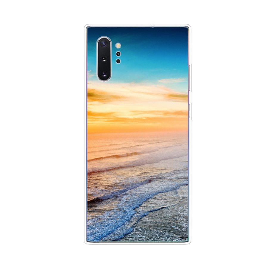 Ôp Điện Thoại Silicon Dẻo Thời Trang Sang Trọng Cho samsung galaxy note 10 plus Ốp