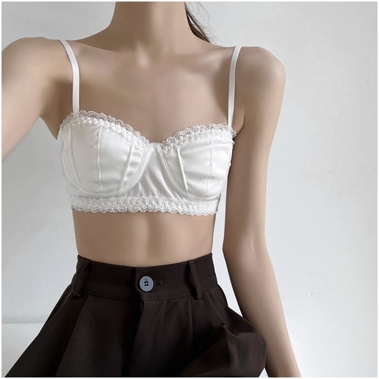 Áo Ngực Xốp Mềm Mỏng Không Gọng Nâng Ngực Chống Chảy Xệ Quyến Rũ Cho Nữ
