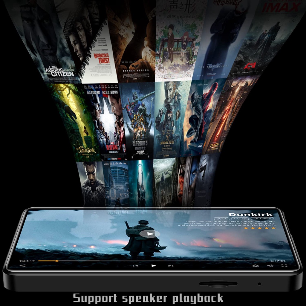 Yophoon 4 Inch X20-New UI MP4 Máy Nghe Nhạc Màn Hình Cảm Ứng 16GB BT 5. ...
