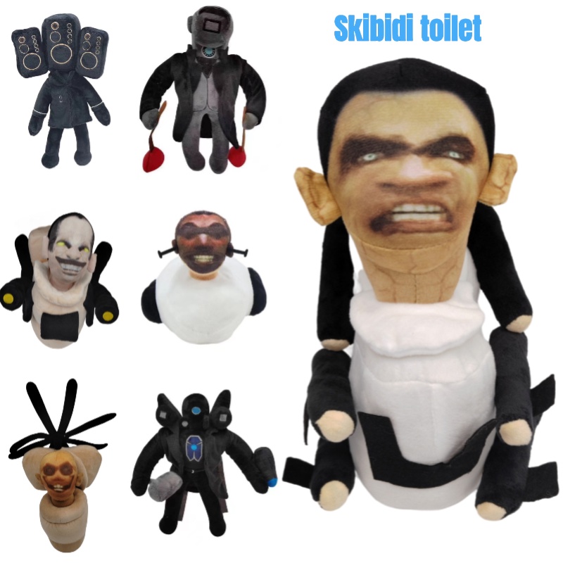 Skibidi Toilet Sang Trọng Nhồi Bông Và Giải Trí 2830cm Hình