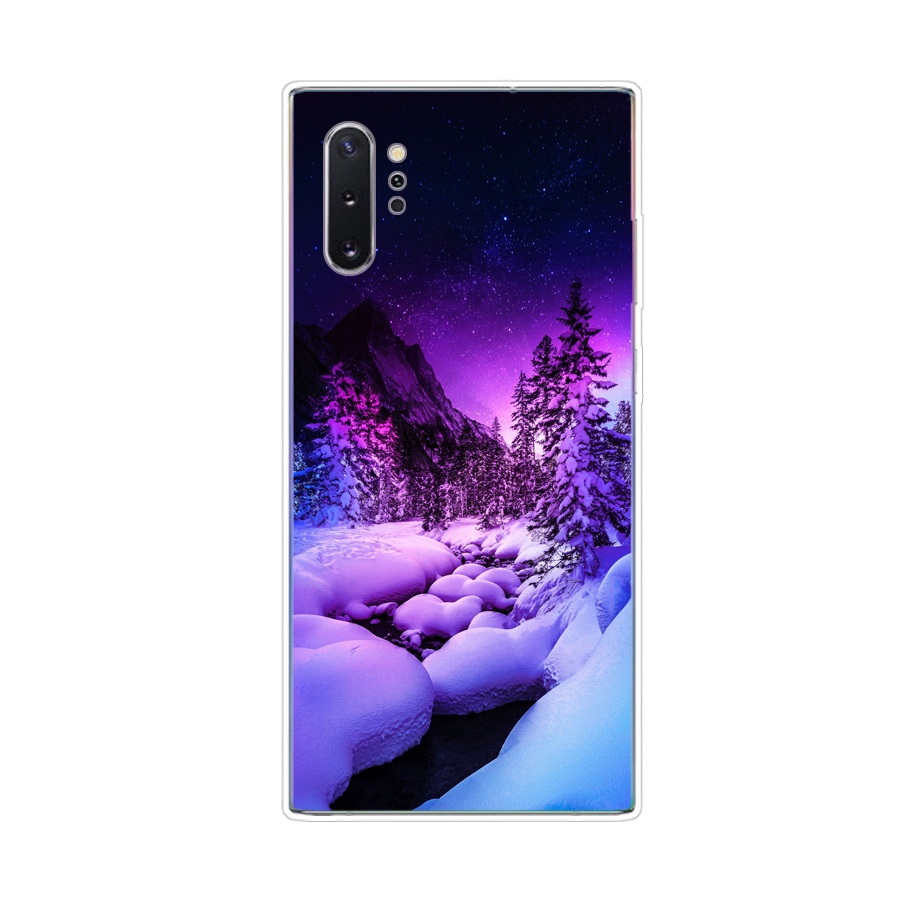 Ôp Điện Thoại Silicon Dẻo Thời Trang Sang Trọng Cho samsung galaxy note 10 plus Ốp