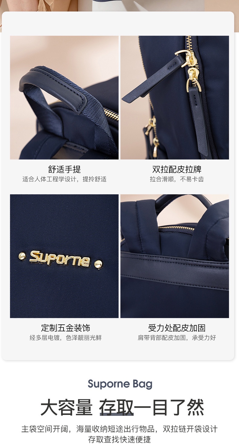 Htb Ba Lô Đựng laptop 13 14 '' Sức Chứa Lớn Chống Trộm Không