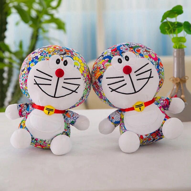 Búp Bê Sang Trọng Doremon x Takashi Murakami – Phiên Bản Giới Hạn Uniqlo 2018, Đồ Chơi Sưu Tầm Cho Bé