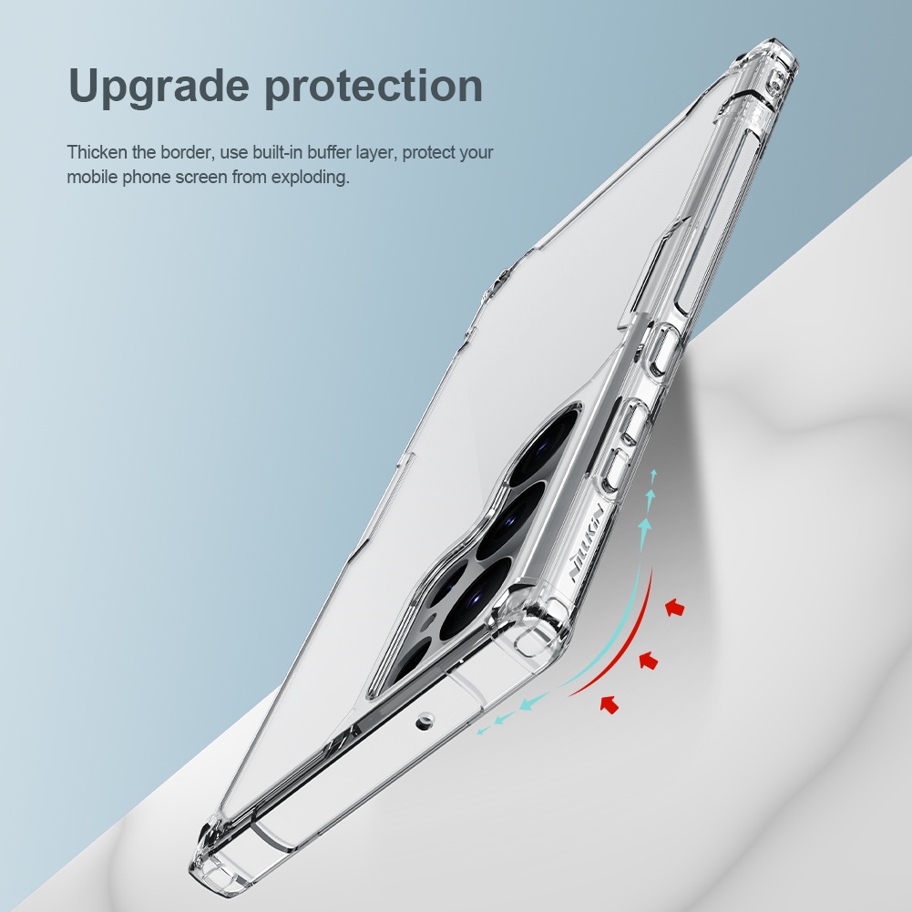 Mô tả Ốp Điện Thoại Nillkin Bằng TPU Mềm Trong Suốt Siêu Mỏng Có Túi Khí Chống Sốc Cho Samsung S24 Ultra S24 + S24 - 6