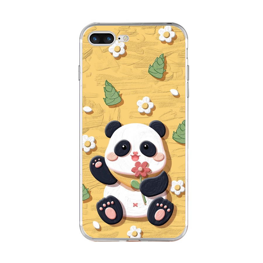 Ôp Lưng silicone Dẻo Họa Tiết Đa Dạng Cho iphone 7 8 plus Ốp