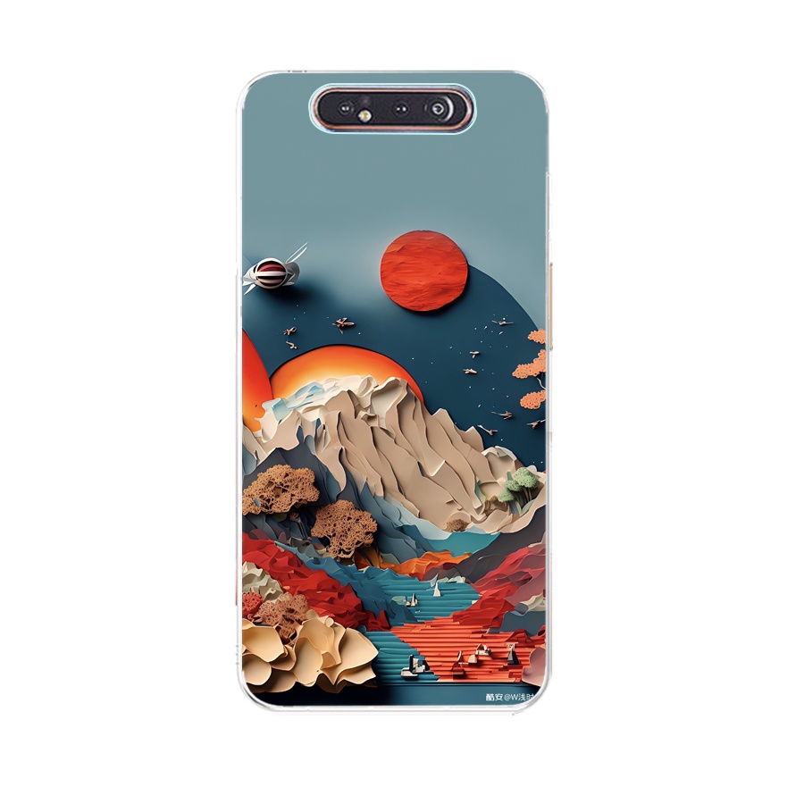 Ôp Điện Thoại Silicon Dẻo Thời Trang Sang Trọng Cho samsung galaxy a80 Ốp