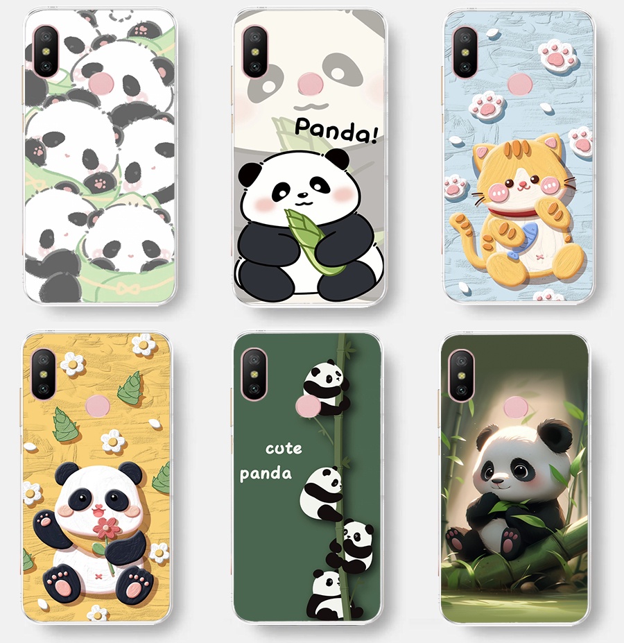 Ốp Lưng Silicone Mềm Nhiều Họa Tiết Dễ Thương Cho xiaomi mi a2 lite