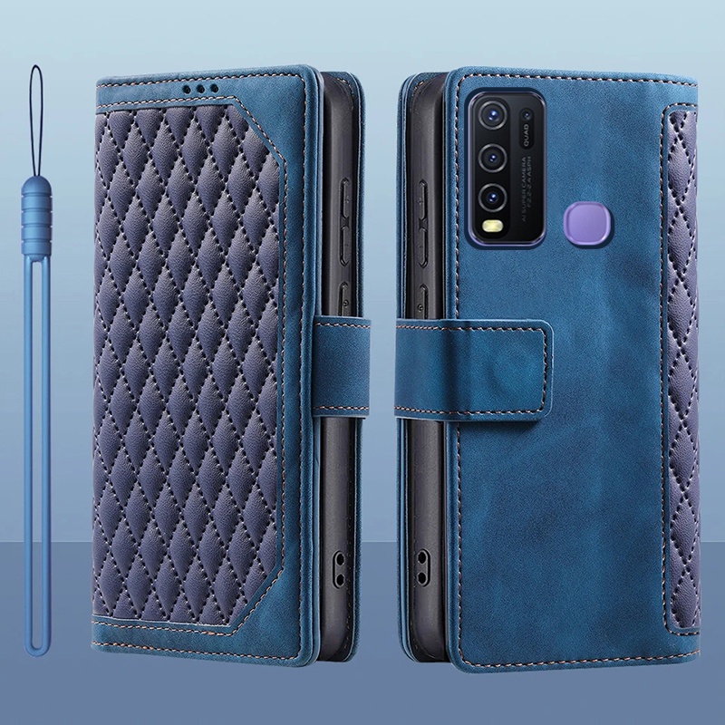 Bao Nắp Gập Chất Giả Da Nhiều Màu Cho Điện Thoại vivo y50 vivo y30 vivo y30i