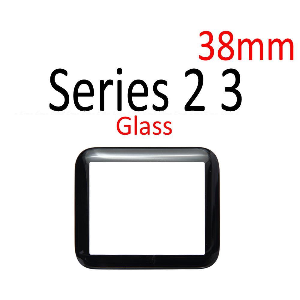 Dành Cho Đồng Hồ Series 1 2 3 4 5 SE 6 7 8 9 8mm 42mm 40mm 44mm 41mm 45mm Mặt Trước Màn Hình Cảm Ứng Bảng Số Hóa Ống Kính Kính Với OCA Thay Thế Các Bộ Phận