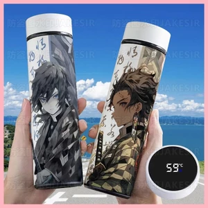 Bình Chân Không Demon Slayer Tomioka Nezuko Zenitsu shinobu Demon Slayer Anime Hàng Hóa Thông Minh Sinh Viên Bình Hút Chân Không Giá Trị Cao Đo Nhiệt Độ Hiển Thị Nhiệt Độ Nước