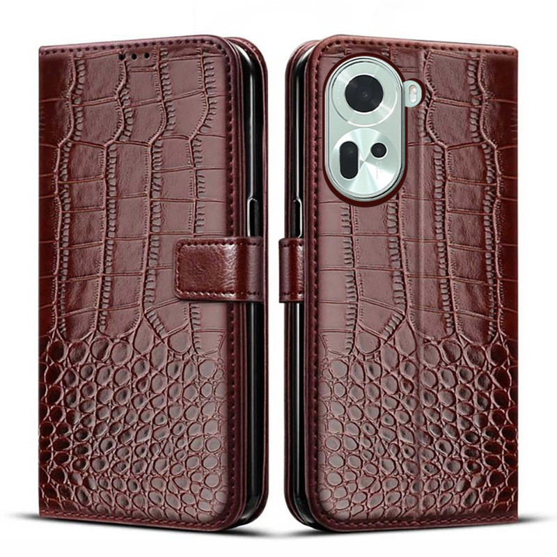 Dành Cho OPPO Reno11 5G Ốp Lưng Ví Đựng Thẻ Đứng Từ Tính Lật Da Bao Da Dành Cho OPPO Reno 11 5G Ốp Lưng Điện Thoại