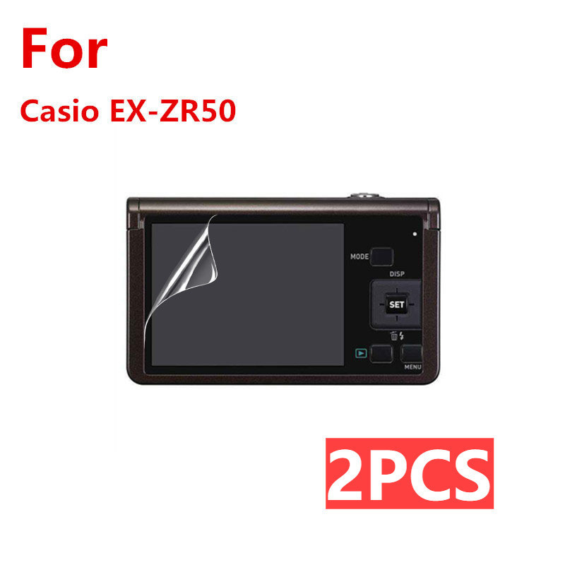 2 Chiếc Dành Cho Casio EXZR50 Camera Màn Hình Phim Bảo Vệ Kính Cường