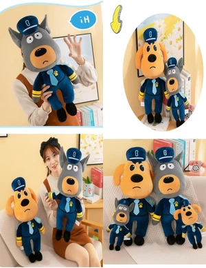 Cảnh Sát Trưởng Labrador Đồ Chơi Sang Trọng Mềm Mại Và Cudly Thú Nhồi Bông Vàng / Xám 60cm 30cm 45cm