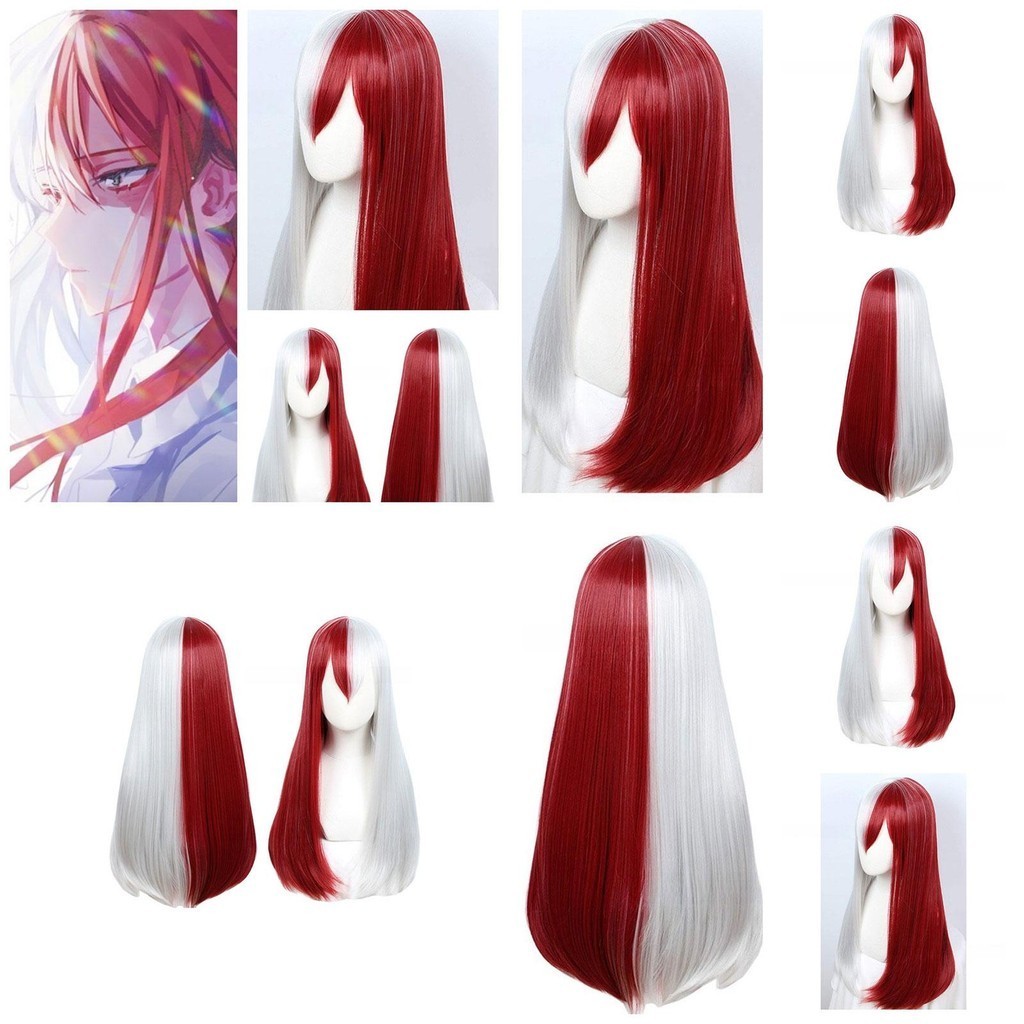 Nhận Cosplay Todoroki Và Bakugo Hoàn Hảo Với Này My Hero Giới Học Thuật Tóc Giả Chiều Dài 65cm