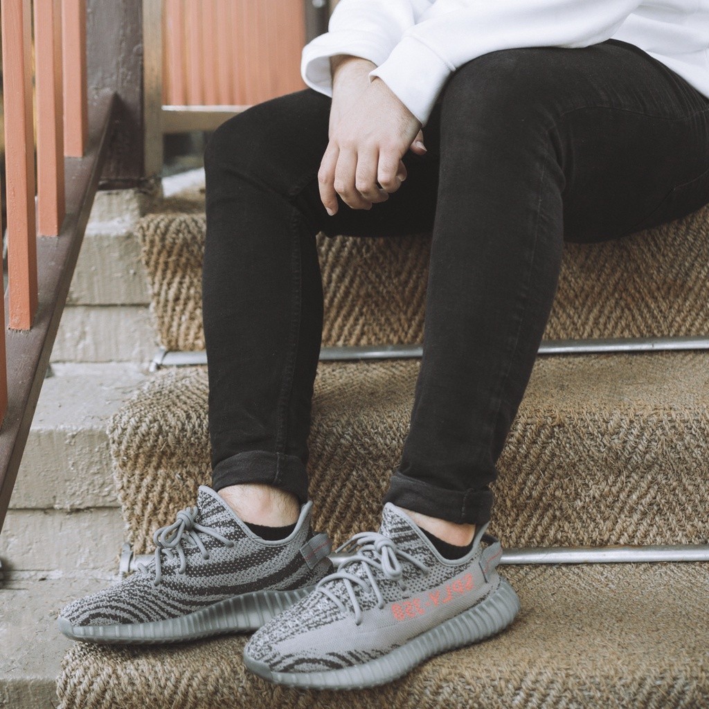 Giay Th Thao Sneakers Yz 350 V2 Beluga 2.0 Xam Ch C c p Cho C Nam Va N Shopee Vi t Nam