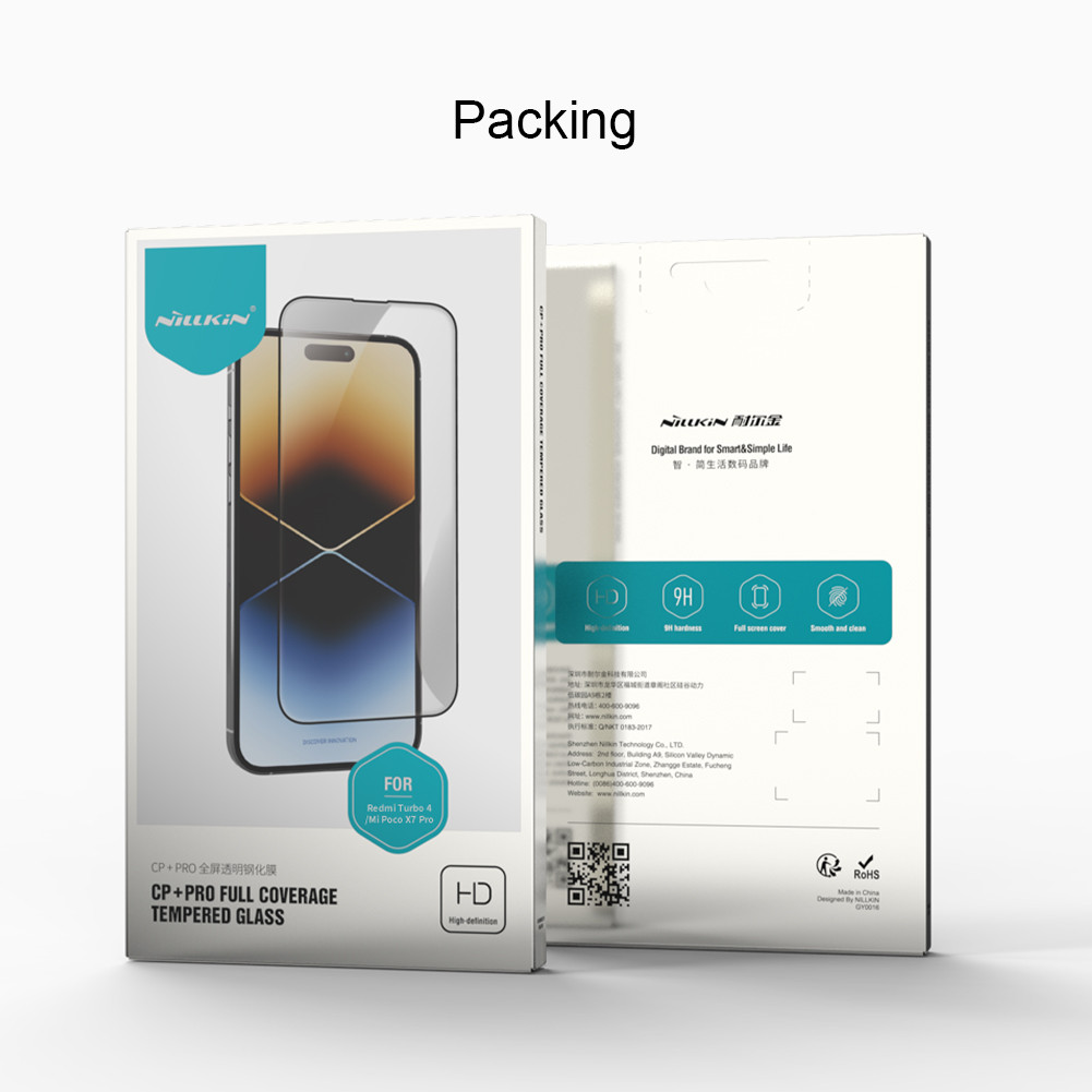 Mô tả Kính cường lực NILLKIN CP + Pro cho Poco X7 Pro 9H Tấm bảo vệ màn hình chống cháy nổ - 12