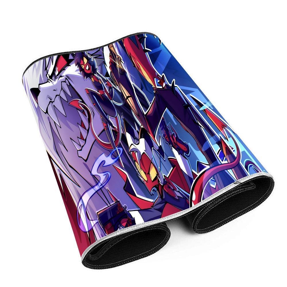 Helluva Boss Mousepad Chuột Chơi Game Lớn Miếng Lót LockEdge Dày Bàn Phím Máy Tính Bàn Để Bàn Thảm