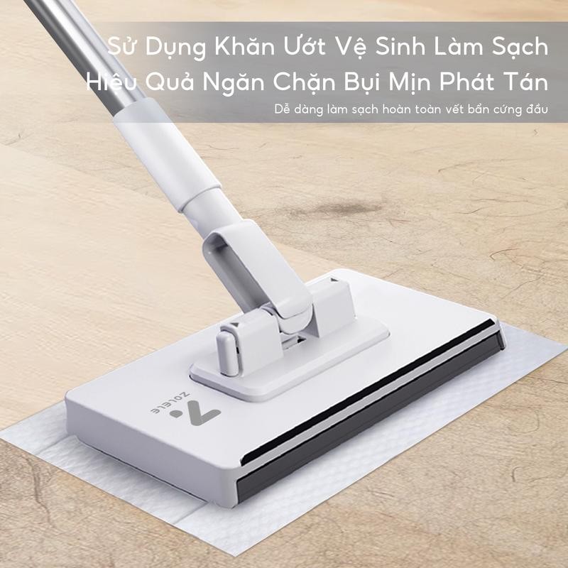 Mô tả Cây lau kẹp khăn đa năng dùng 1 lần DM02 Zolele dùng lau bụi mịn các bề mặt - Chính hãng - 7