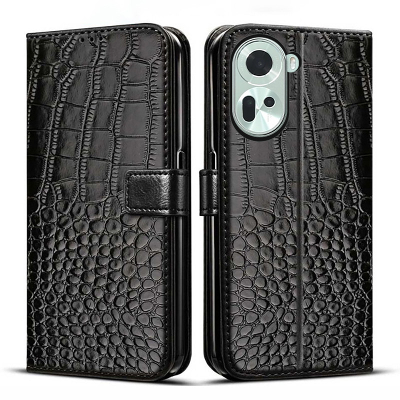Dành Cho OPPO Reno11 5G Ốp Lưng Ví Đựng Thẻ Đứng Từ Tính Lật Da Bao Da Dành Cho OPPO Reno 11 5G Ốp Lưng Điện Thoại