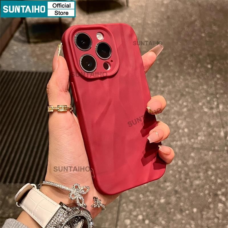Mô tả Suntaiho Ốp lưng Iphone Thời Trang Đơn Giản Sóng Sương Mù Màu Đen Ốp Điện Thoại Silicon Mềm Làm Dày Chống Sốc  Cho Iphone 15 14 12 13 11 Pro Max IP 7 8 Plus Iphon X Xs XR XsMax - 7