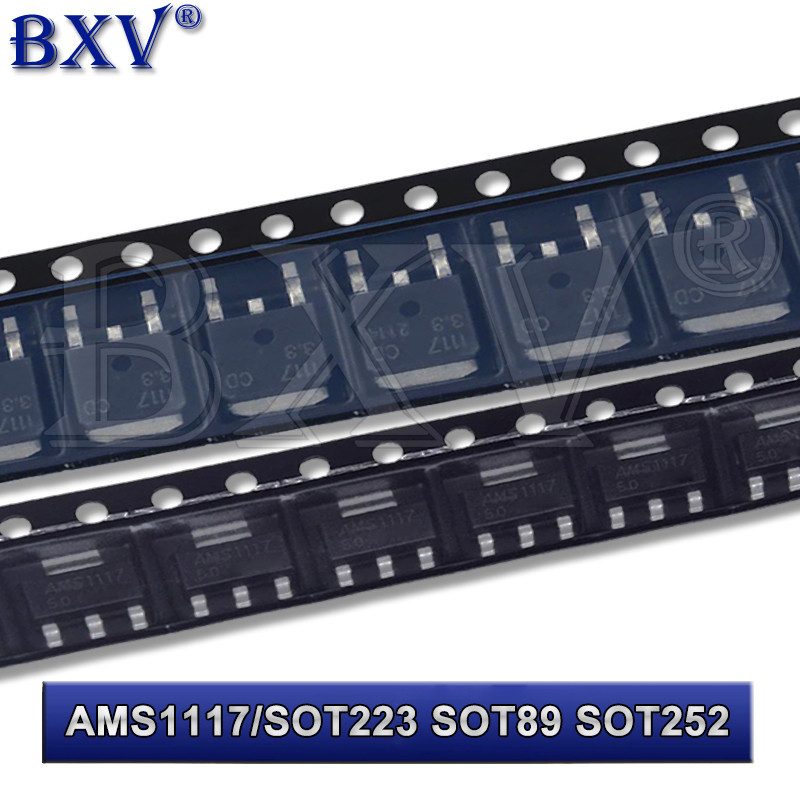 AMS1117 1.2V 1.5V 2.5V 3.3V 5V ADJ 1A Spannungsregler SOT-223 LM1117 LD1117 LDO
