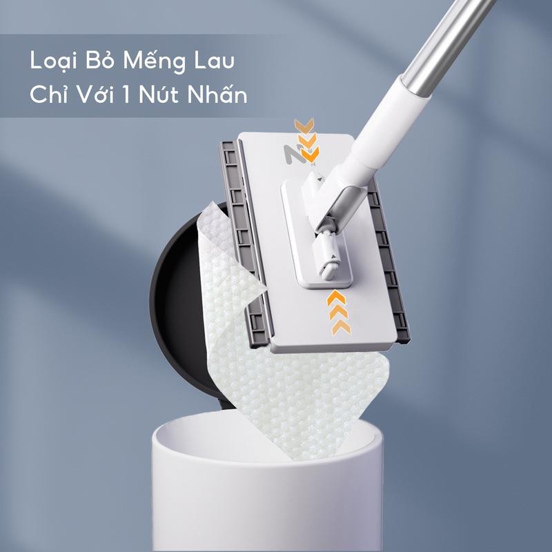 Mô tả Cây lau kẹp khăn đa năng dùng 1 lần DM02 Zolele dùng lau bụi mịn các bề mặt - Chính hãng - 2