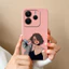 Dành Cho Redmi Note 14 4G 5G Ốp điện thoại Hoạt Hình Dễ Thương Cô Gái Ngọt Ngào Mèo Silicon Lỏng Mềm Bảo Vệ Mặt Sau Cho RedmiNote14 4G 5G Vỏ Siêu Mỏng Capa