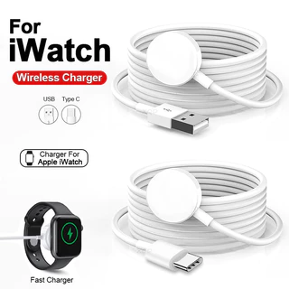 Dành Cho Apple Watch Cáp Sạc Không Dây Từ Tính Di Động Cho Apple iWatch 8 7 SE 6 5 4 3 2 USB Loại C Cáp Sạc Nhanh USB C