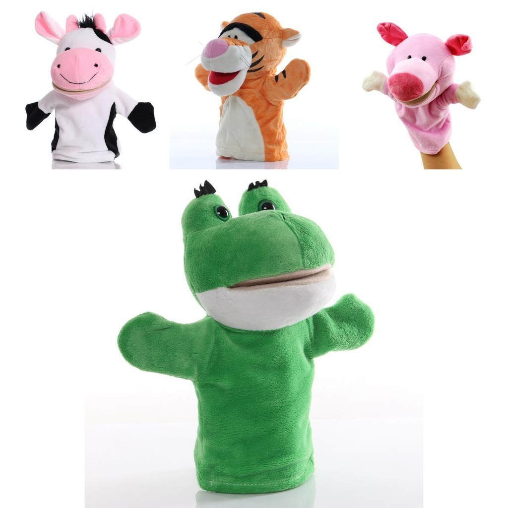 Tay Con Rối Hoạt Hình Sang Trọng Đồ Chơi Giáo Dục Giả Vờ Kể Chuyện Búp Bê Kid