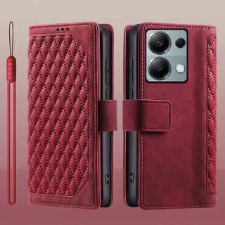 Dành Cho Xiaomi Redmi Note 13 Pro 4G Ốp Lưng Ví Da Điện Thoại Xiaomi Poco M6 Pro 4G Ốp Lưng Redmi Note 13 4G Bao Lật Coque Fundas