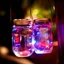 Toptier Chất Liệu Led Fairy Light Năng Lượng Mặt Trời Mason Jar Nắp Ánh Sáng Thay Đổi Màu Sắc Cho Sân Vườn Và Trang Trí Phòng