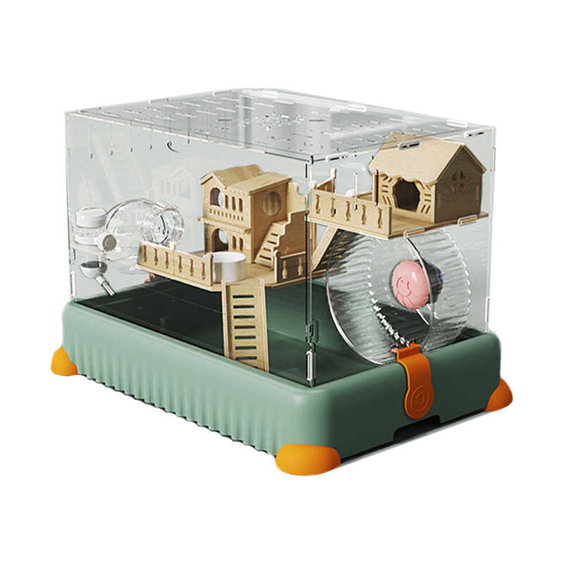 Acrylic Clear Hamster Cage Breathable Guinea Pig Động vật nhỏ Lồng Toàn ... - Breathable Acrylic Hamster Enclosure For Hailey