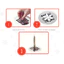2 Dây chuyền làm sạch tóc dài sành điệu cho bồn tắm và bồn rửa cung cấp tẩy lông cao cấp