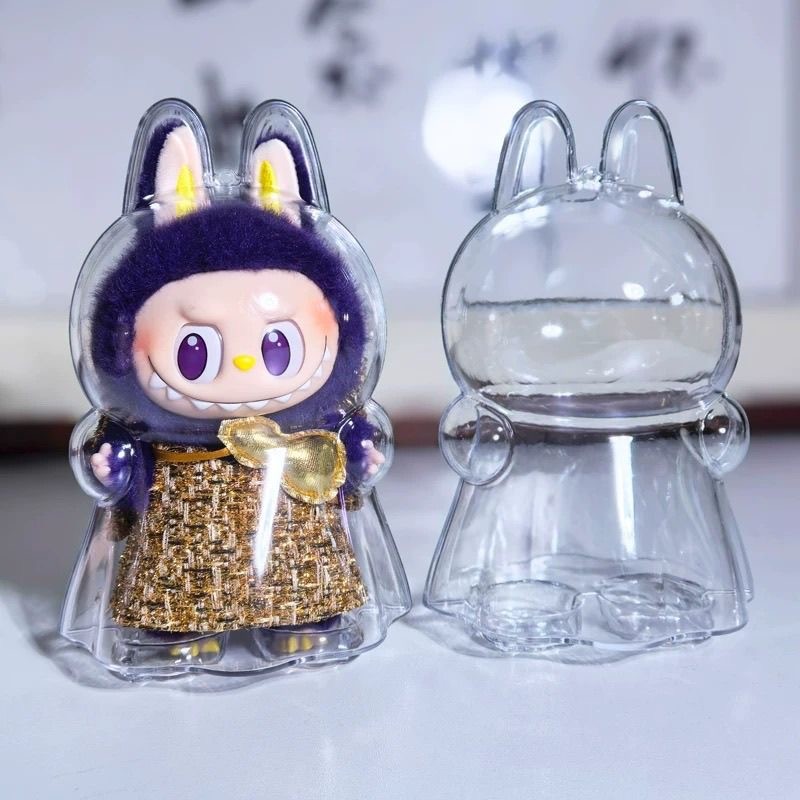 Ốp lưng Milan Multifarious Macaron Series Vỏ bảo vệ trong suốt 18cm Chống bụi 1 HD Hộp lưu trữ trong suốt Vinyl Hình Mặt dây chuyền Túi
