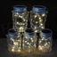 Toptier Chất Liệu Led Fairy Light Năng Lượng Mặt Trời Mason Jar Nắp Ánh Sáng Thay Đổi Màu Sắc Cho Sân Vườn Và Trang Trí Phòng
