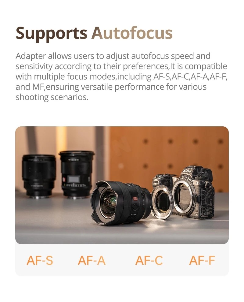 Viltrox E-Z AF Lens mount Adapter Cho Sony E-mount Lens Adapter