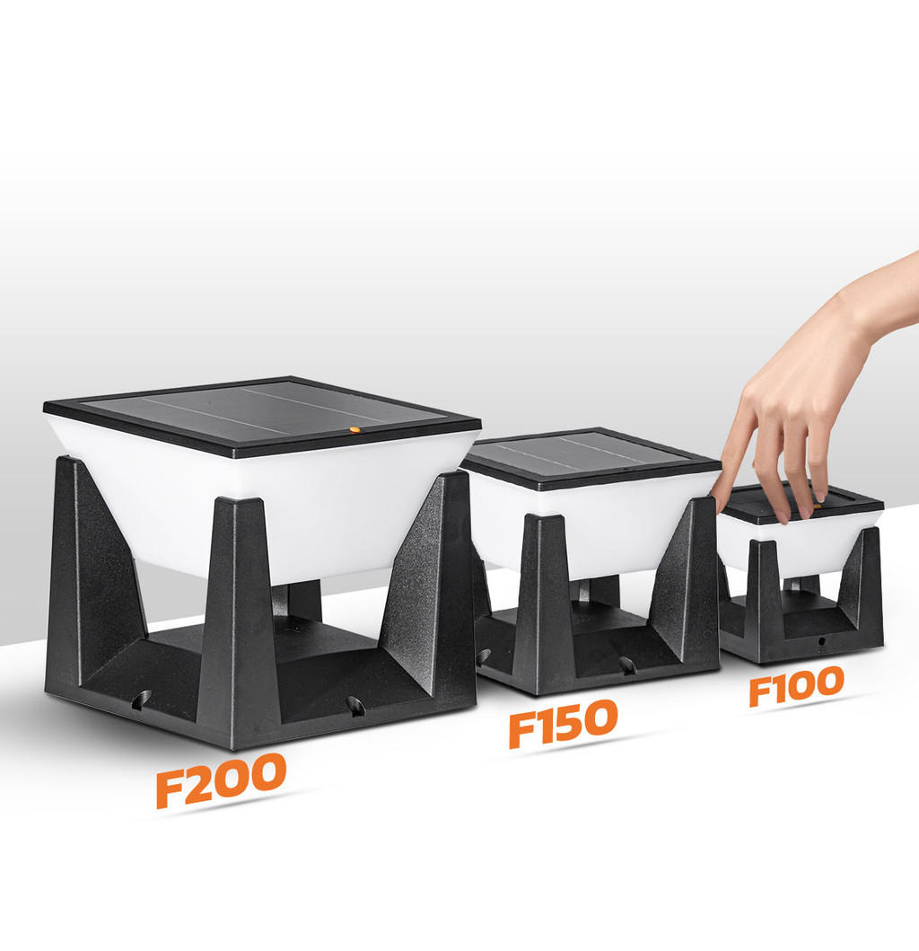 Mô tả Đèn Trụ Cổng Năng Lượng Mặt Trời MODI SOLAR, Đèn LED Hàng Rào Sân Vườn Ngoài Trời Chống Nước - 7