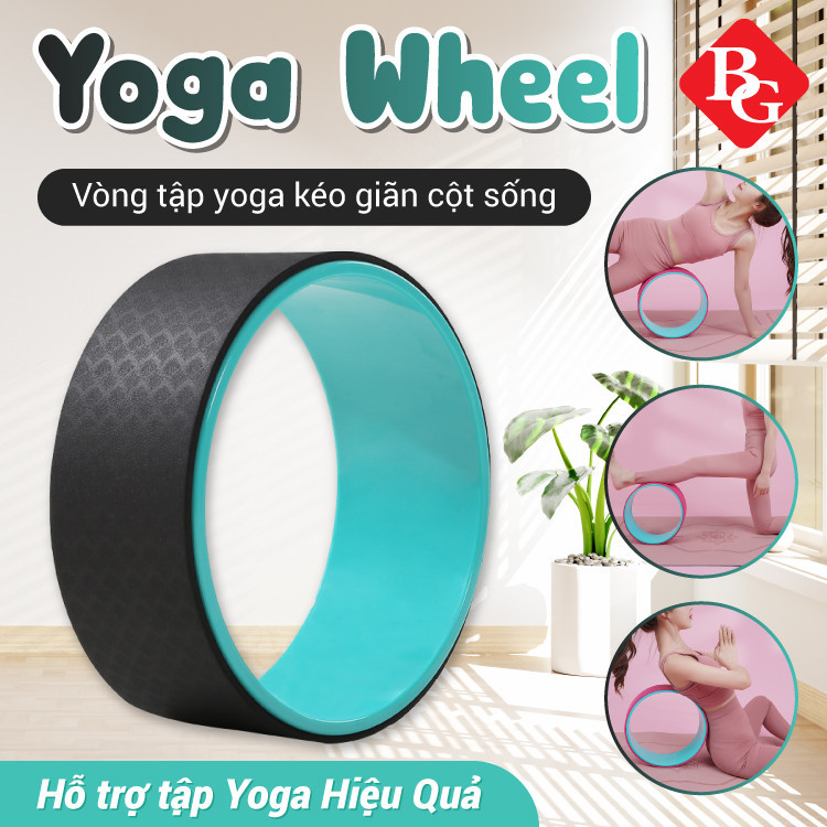 Mô tả BG-Vòng Tập Yoga, Vòng Yoga Pilates Nhựa ABS Tập Lưng Cao Cấp Chính Hãng Yoga Wheel - 8
