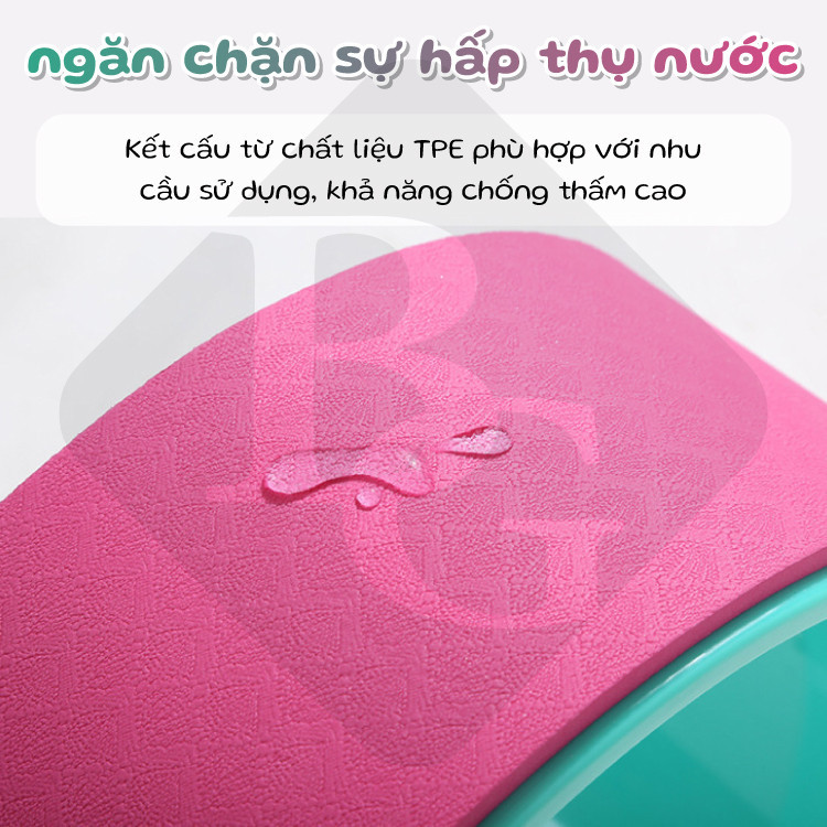Mô tả BG-Vòng Tập Yoga, Vòng Yoga Pilates Nhựa ABS Tập Lưng Cao Cấp Chính Hãng Yoga Wheel - 12