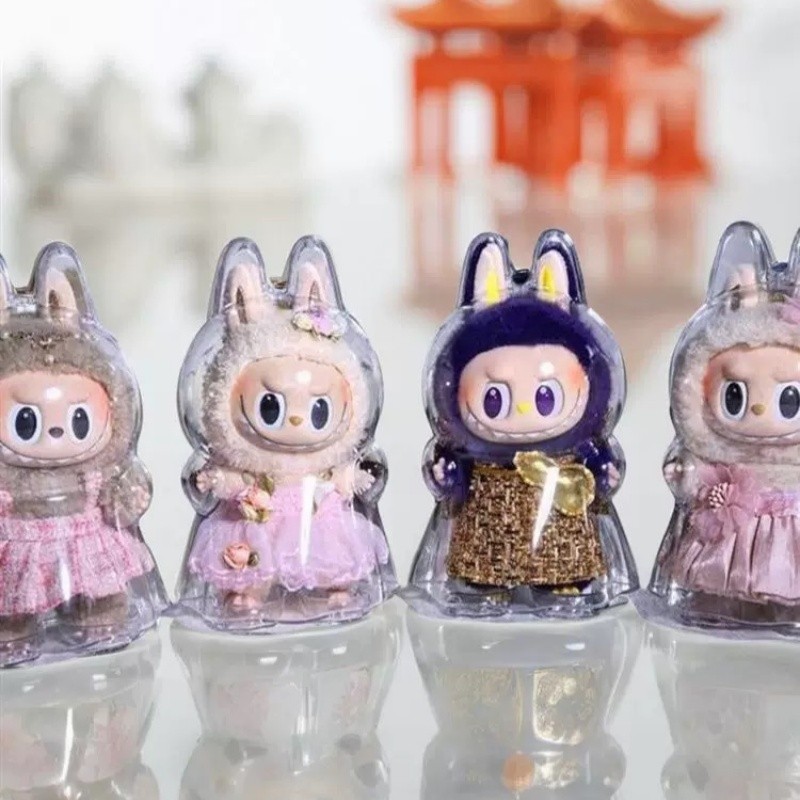 Ốp lưng Milan Multifarious Macaron Series Vỏ bảo vệ trong suốt 18cm Chống bụi 1 HD Hộp lưu trữ trong suốt Vinyl Hình Mặt dây chuyền Túi