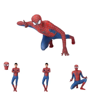 Raimi Spider-Man cosplay costume cho người lớn và trẻ em, phù hợp Halloween