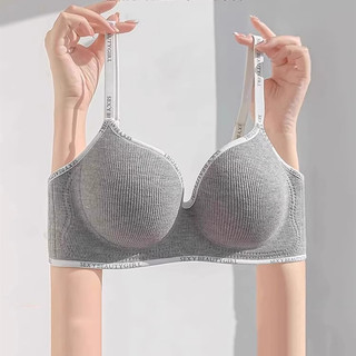 Siêu Dày 5cm Cốc Phẳng Ngực Đẩy Lên Bé Gái Áo Ngực Liền Mạch Đồ Lót Mềm Mại Không Dây Nữ Áo Ngực Cotton