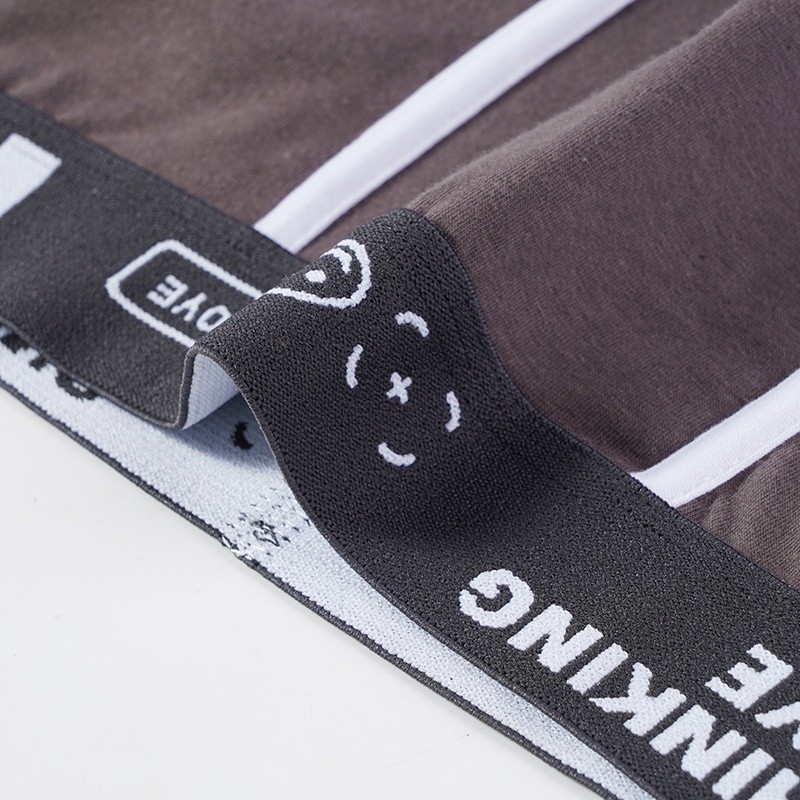 Mô tả Ecmln Quần Lót Boxer cotton Thoáng Khí In Chữ Phối Màu Tương Phản Thời Trang Cho Nam - 9