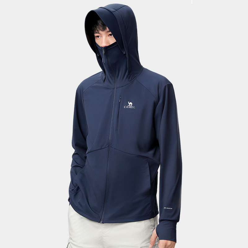 Mô tả Camel Outdoor Sunblock Nữ Mùa Hè Thoáng Khí Chống Tia Cực tím Quần Áo Bảo Vệ Ice Silk Coat UV50 + - 2