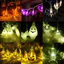 Đèn Led dây Halloween ma thuật nhấn mạnh với bí ngô sống động Nhện bộ xương để trang trí cửa sổ kỳ quái