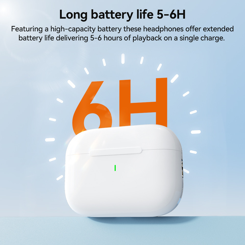 Mô tả 【Free Gift】Tai nghe không dây GOOJODOQ Bluetooth 5.3 có micrô tích hợp Giảm tiếng ồn âm thanh chất lượng cao IPX5 kín nước - 1