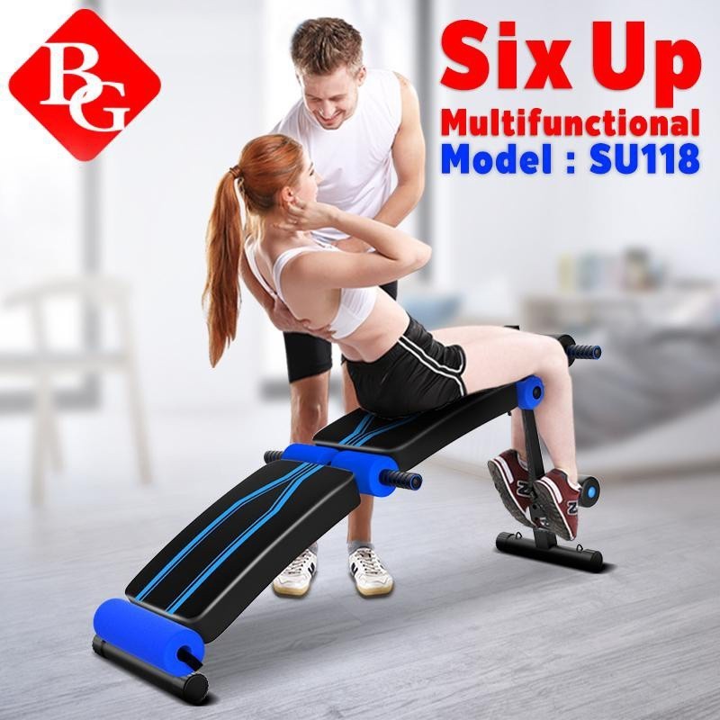 Mô tả BG Ghế tập cơ bụng muse màu có chốt gập mẫu SIT UP BOARD 118 Đỏ - 1