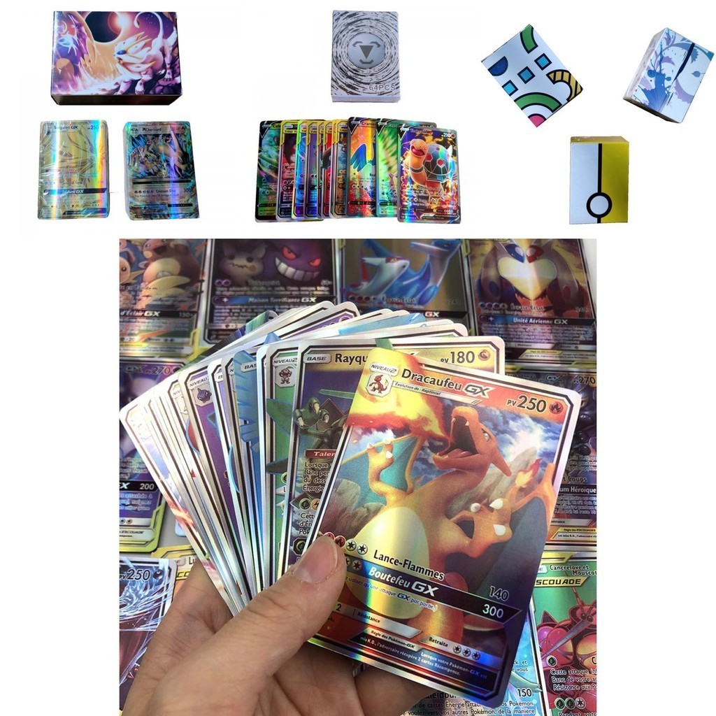 Bộ lô thẻ Pokemon TCG Bộ thẻ VMAX TAG TEAM MEGA EX GX Trò chơi năng ...